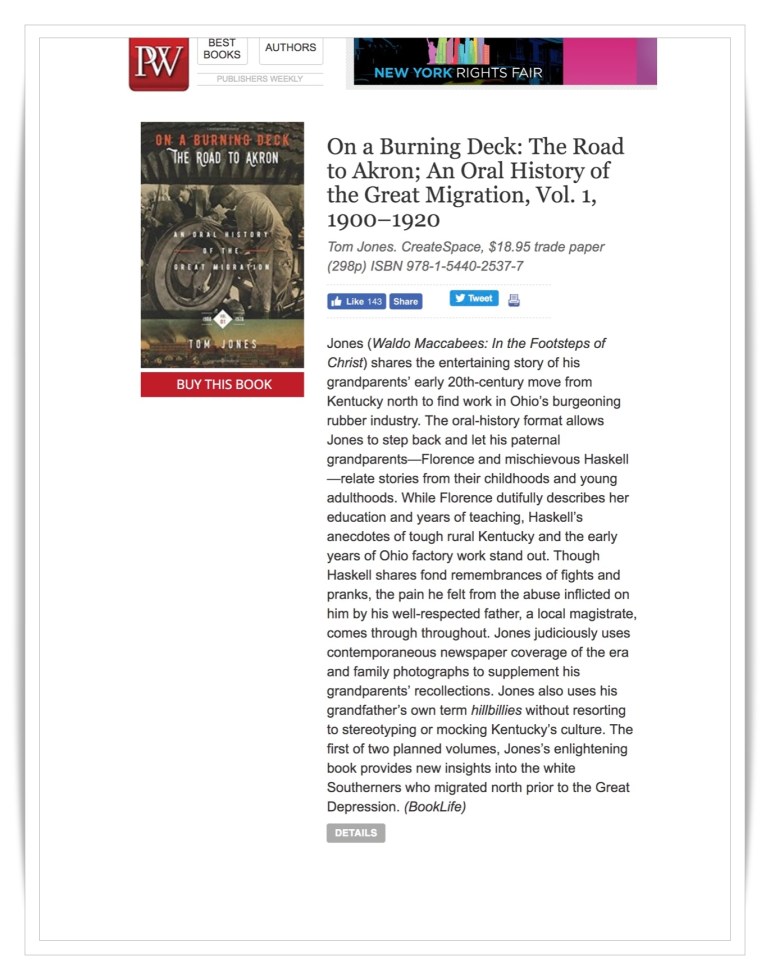 3. Publishers Weekly