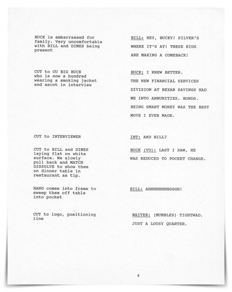 Bexar Savings (unproduced script)