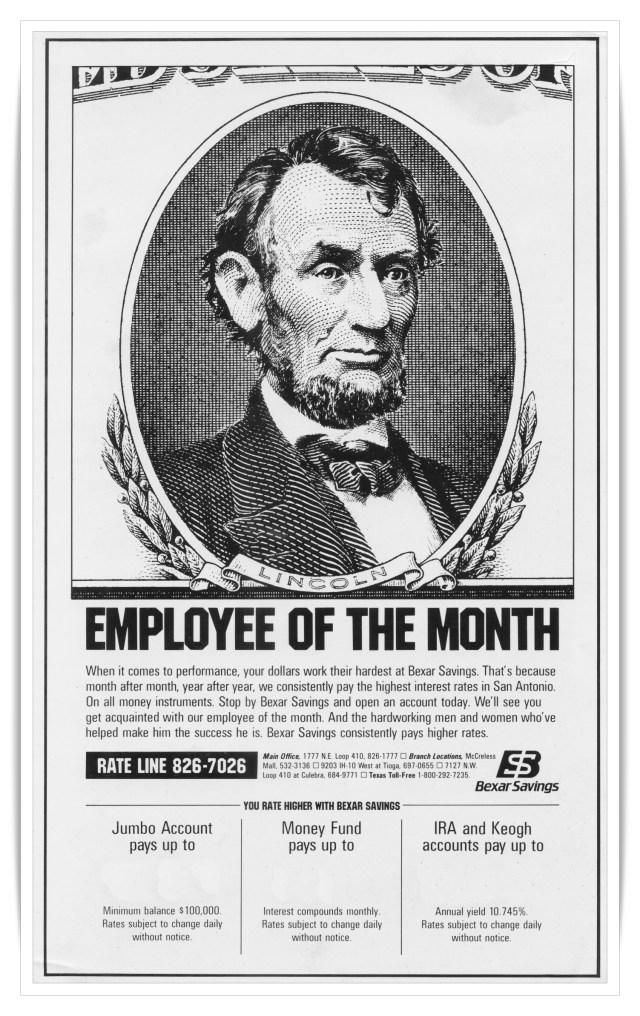 Bexar Savings—Currency