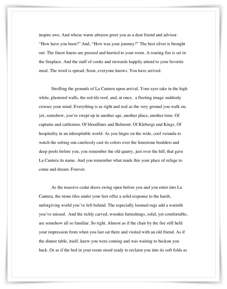 The Westin La Cantera—“Legends"