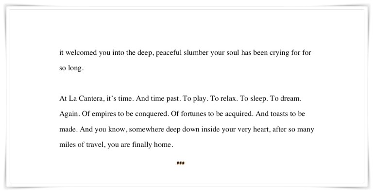 The Westin La Cantera—“Legends"