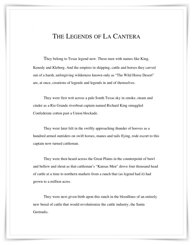 The Westin La Cantera—“Legends"