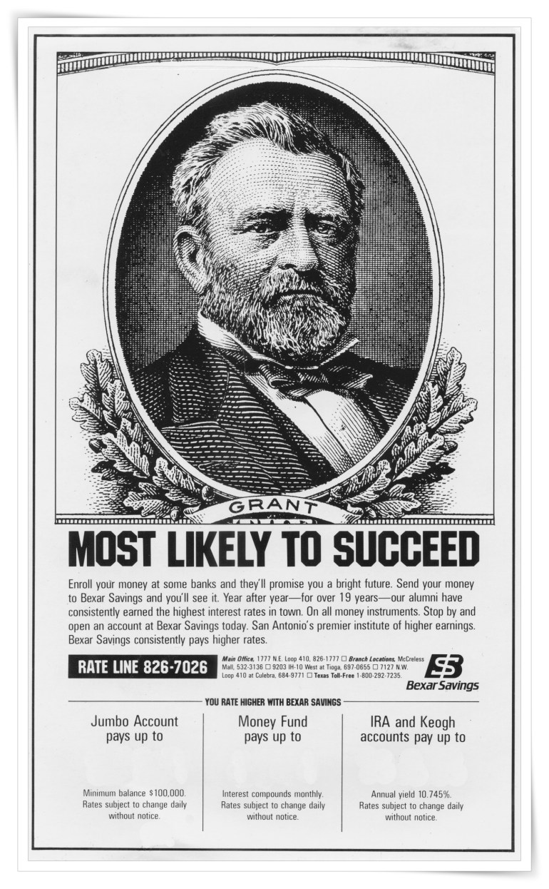 Bexar Savings—Currency