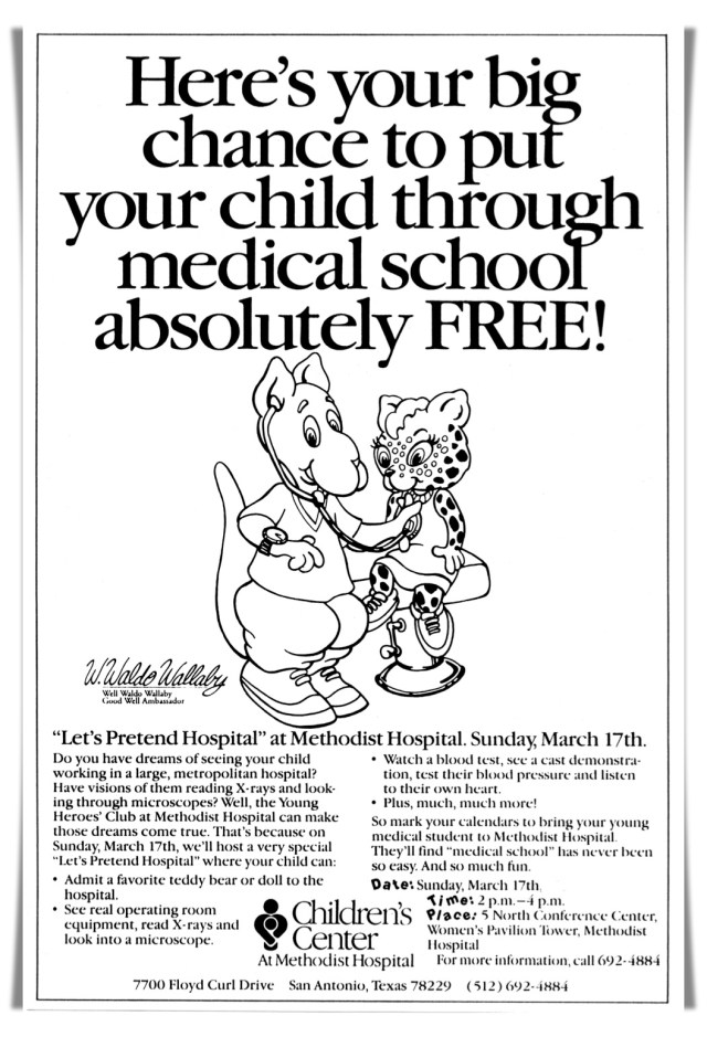 Children's Center at Methodist Hospital—“Let's Pretend Hospital”