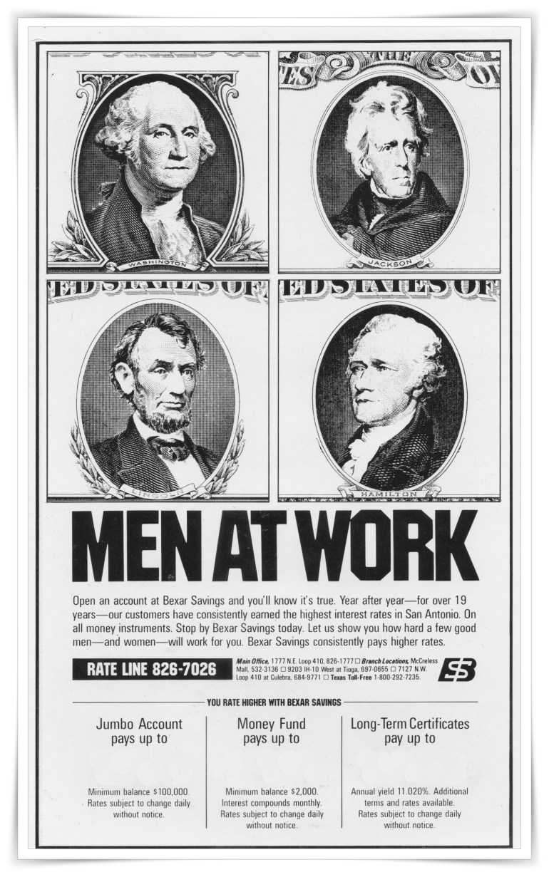 Bexar Savings—Currency