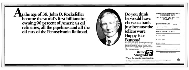 Bexar Savings—Millionaires